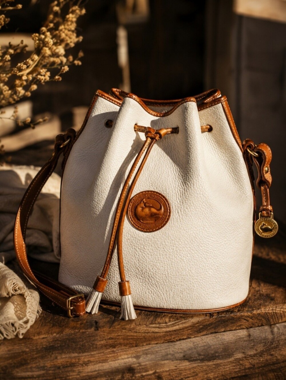 Drawstring Bucket Bag - Picture 3 of 16